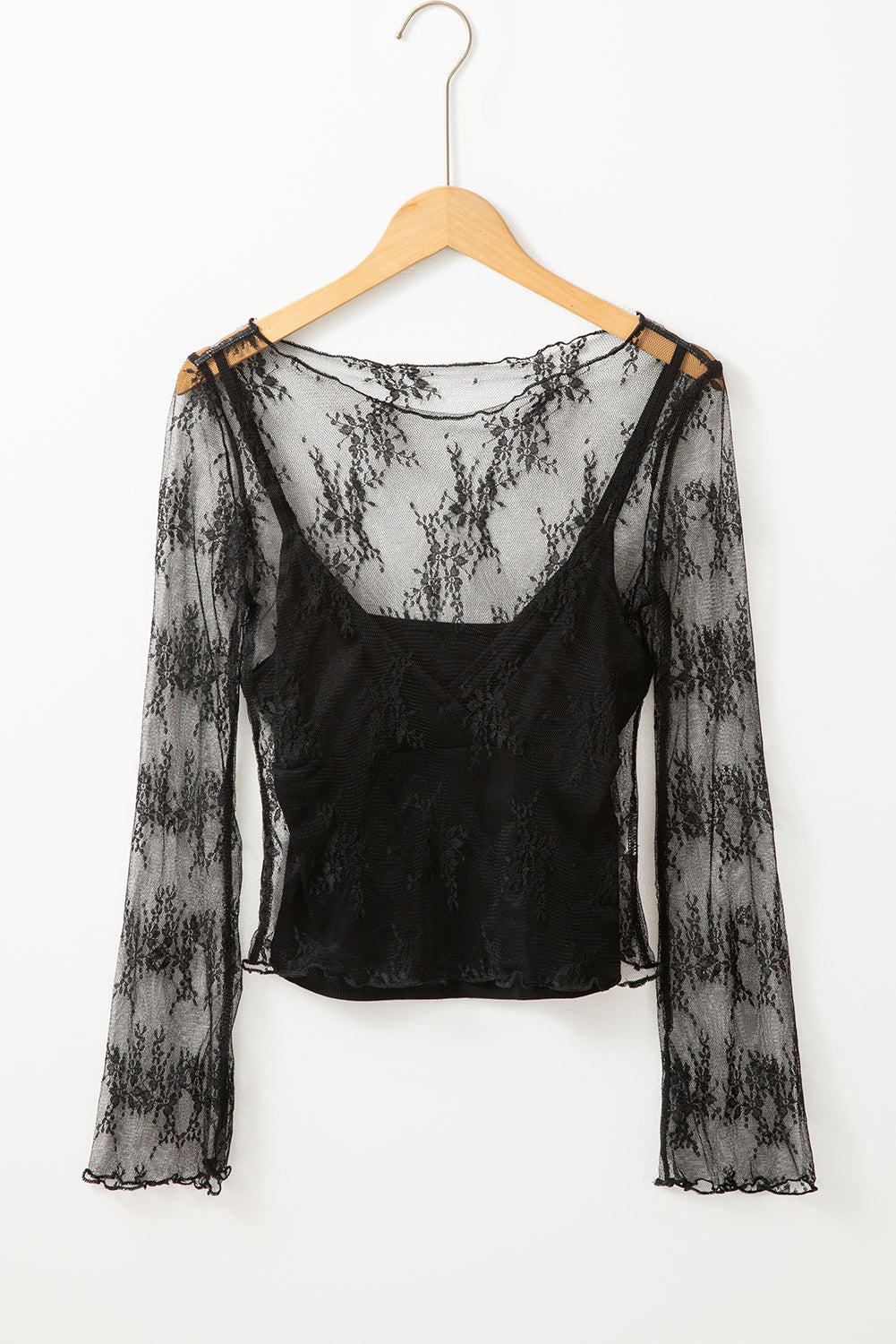 Black Lace Blouse