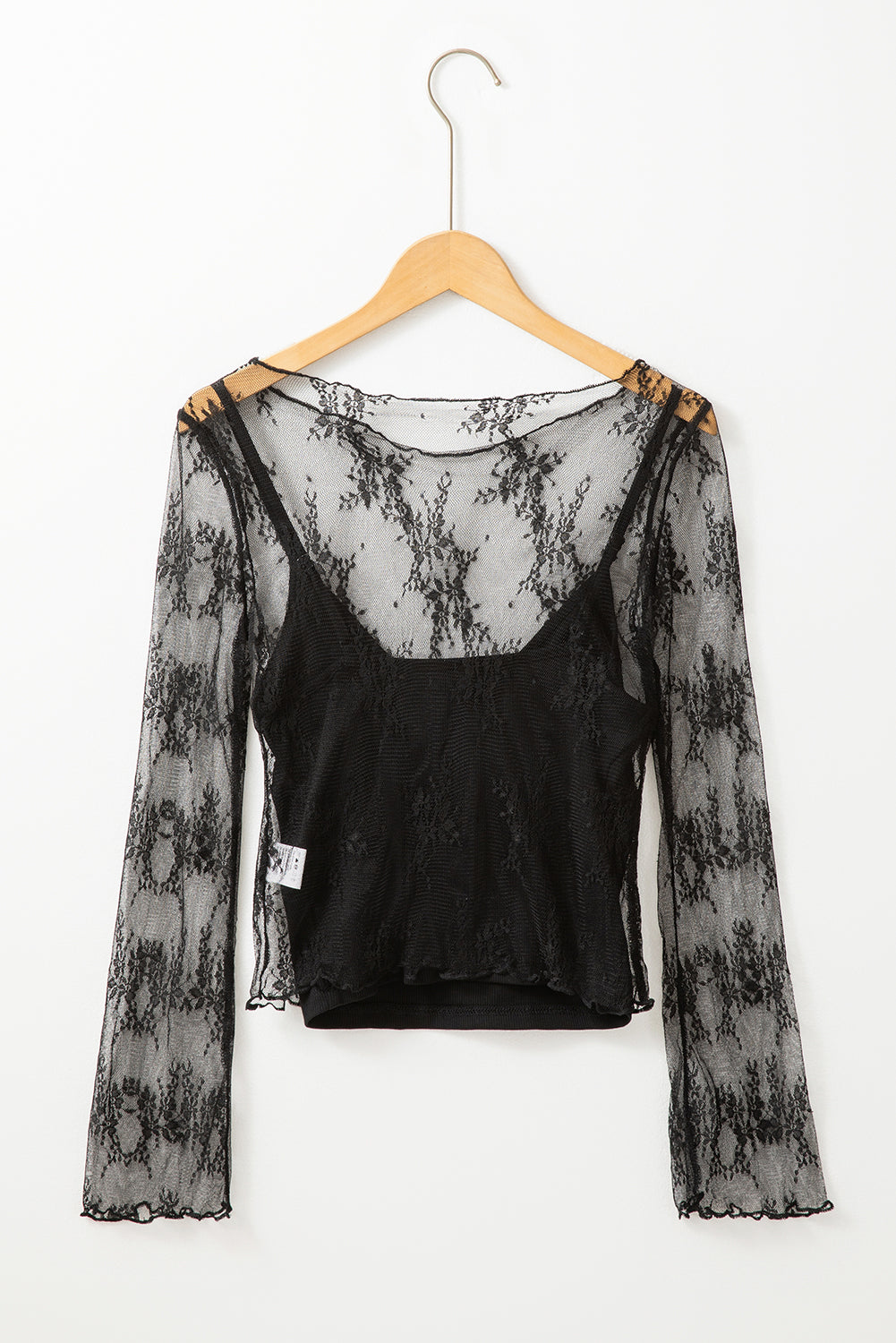 Black Lace Blouse